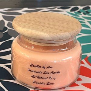 CandlesByAva Handmade Scented All Natural Soy Candles, Multiple Color and Scents